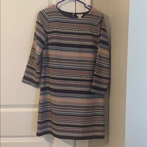 3/4 length sleeved JCrew dress